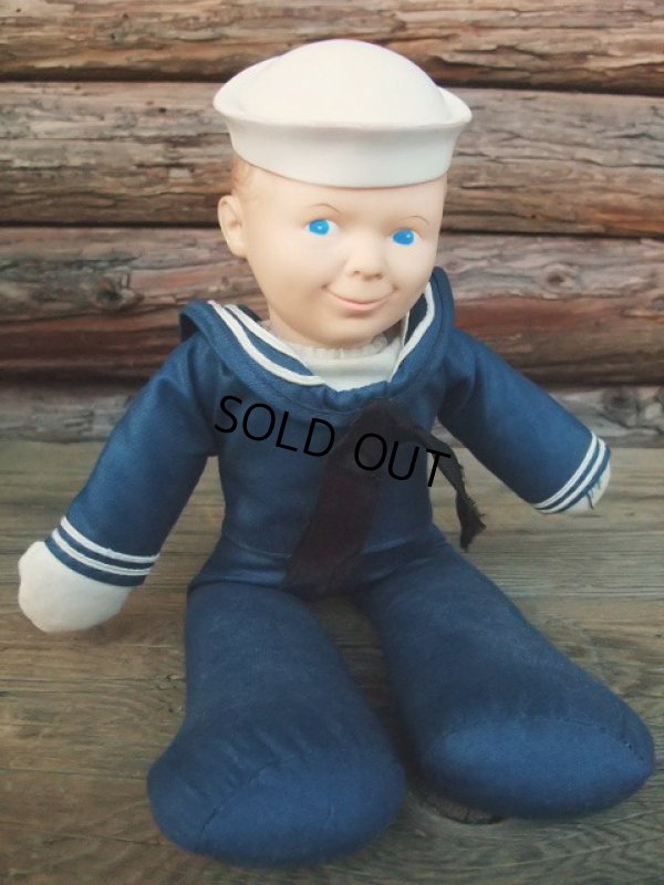 画像1: 80s Vintage / Cracker Jack Sailor Jack 13' Doll (NK-432）