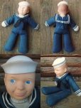 画像2: 80s Vintage / Cracker Jack Sailor Jack 13' Doll (NK-432） (2)