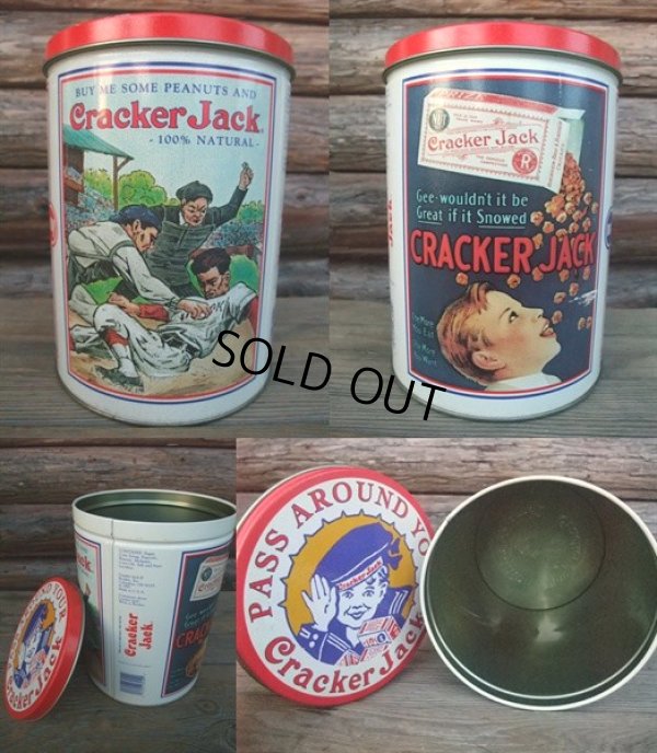 画像2: 90s Vintage Cracker Jack Tin Can #07 (NK-431）