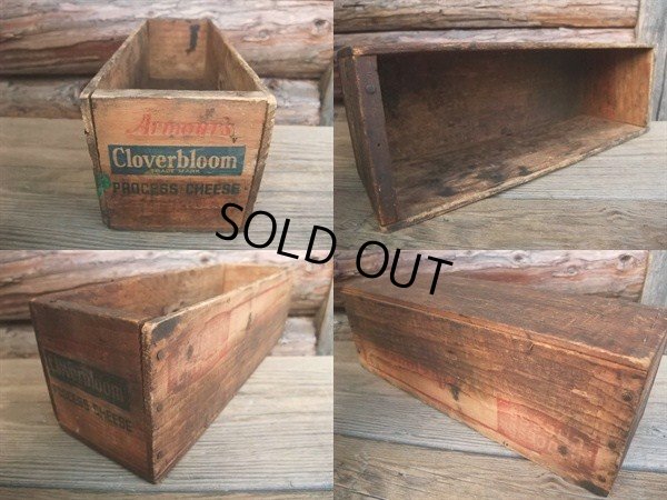 画像2: Vintage Wooden Cheese Container Box #G (NK-442）