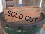 Vintage Wooden Cheese Container Box #F (NK-441）