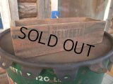 Vintage Wooden Cheese Container Box #C (NK-438）