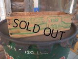 Vintage Wooden Cheese Container Box #A (NK436）