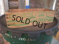Vintage Wooden Cheese Container Box #A (NK436）