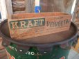 画像1: Vintage Wooden Cheese Container Box #B (NK-437） (1)