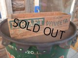 Vintage Wooden Cheese Container Box #B (NK-437）