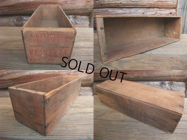 画像2: Vintage Wooden Cheese Container Box #C (NK-438）