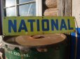 画像1: 30s40s Vintage National Gas Station Porcelain Sign (NK469) (1)