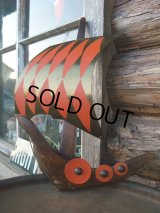 70s Vintage Pirate Ship Wall Deco (NK466)