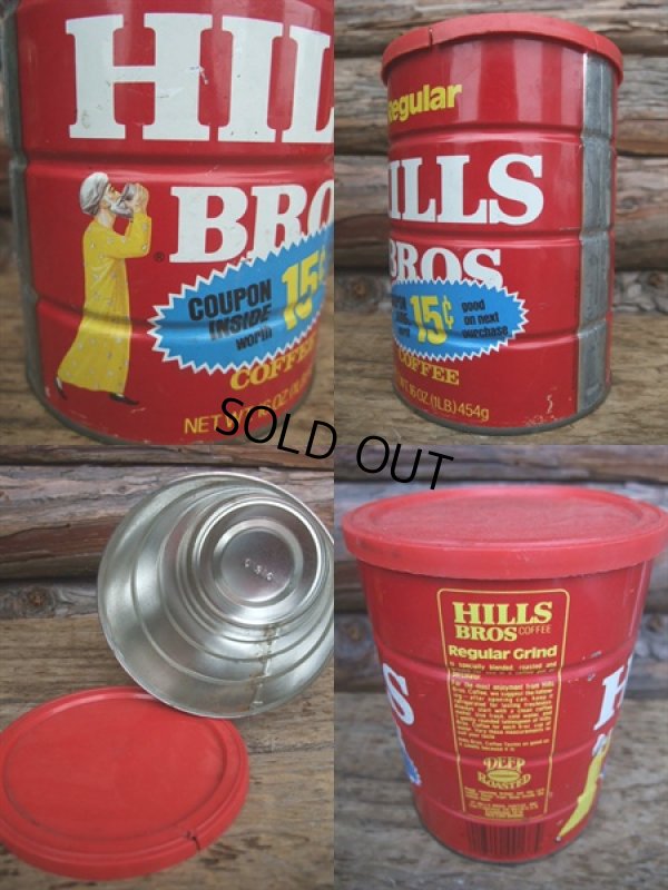 画像2: Vintage Hills Bros Coffee Tin Can #C (NK-387)