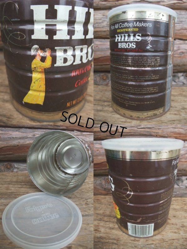画像2: Vintage Hills Bros Coffee Tin Can #D (NK-388)
