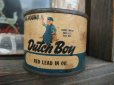 画像1: Vintage Dutch Boy Paint / Red Lead in Oil Can (NK495) (1)