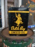 画像1: Vintage Dutch Boy Paint / Linseed Oil Can (NK493) (1)
