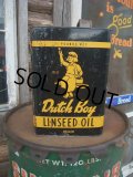 Vintage Dutch Boy Paint / Linseed Oil Can (NK493)