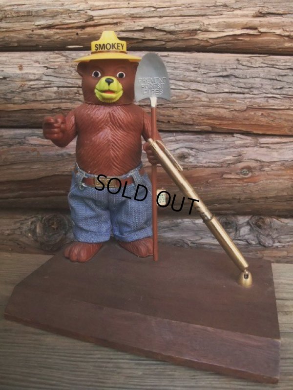 画像1: 70s Vintage Smokey Bear Memo Holder (NK-522) 