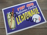 SALE!! Vintage LEMONADE AD Poster Sign (NK562) 