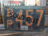 50s Vintage Lisence Plate / BP457 (NK-575)