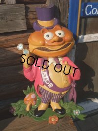 70s Vintage McDonalds Mayor McCheese Wall Display (NK587)