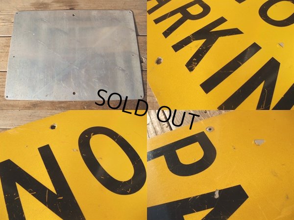 画像2: Vintage Road Sign NO PARKING (NK596) 