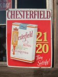 画像1: Vintage Store Sign / CHESTERFIELD CIGARETTS (NK594)  (1)