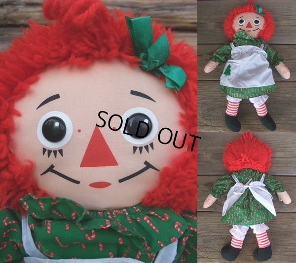 画像2: Raggedy Anne&Andy / Rug Doll - Xmas (NK628)