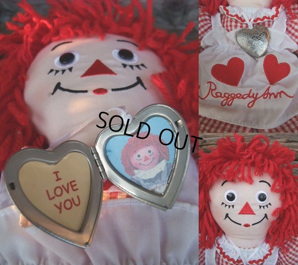 画像2: Raggedy Anne&Andy / Rug Doll - I love you (NK-625)