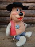 画像1: 60s Vintage IDEAL Terry Toons Deputy Dawg Rubber Face Doll (NK649)  (1)