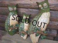 60s Vintage SEXTON Wall Decor Owls (NK-650)