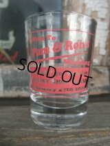 Shot Glass Pam & Ron's Wedding (NK716)
