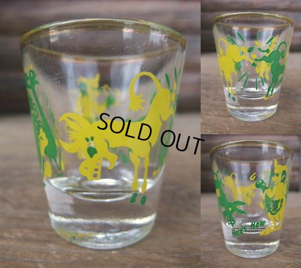 画像2: Vintage Shot Glass Here's HOW (NK715)