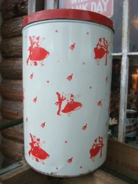 Vintage Happy Holiday Tin Can (NK735)