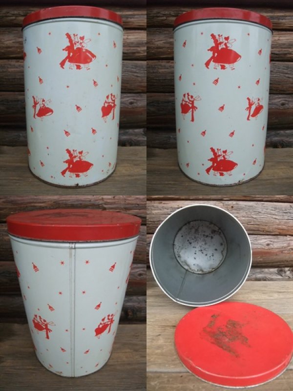 画像2: Vintage Happy Holiday Tin Can (NK735)