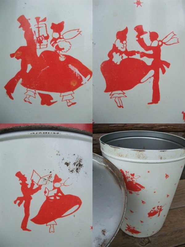 画像3: Vintage Happy Holiday Tin Can (NK735)