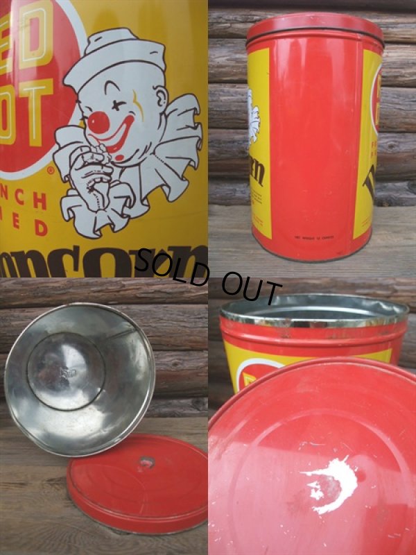 画像3: Vintage RED DOT Popcorn Tin Can (NK731)