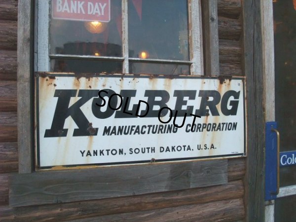 画像1: Vintage KOLBERG Sign (NK833) 