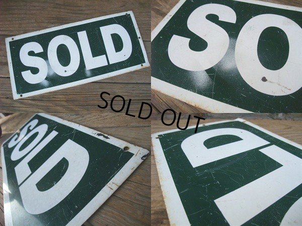 画像3: Vintage SOLD Sign (NK891)