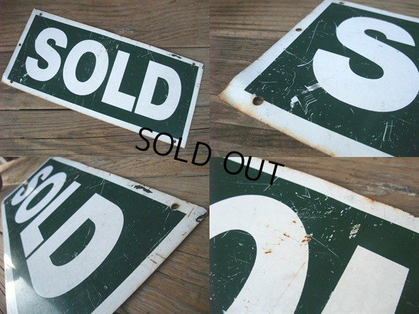 画像2: Vintage SOLD Sign (NK891)