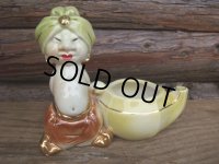 50s Vintage Ceramic Decorative Boxes Araddin（NK917) 