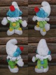 画像2: Vintage Smurf Plush Doll Clown (NK941) (2)