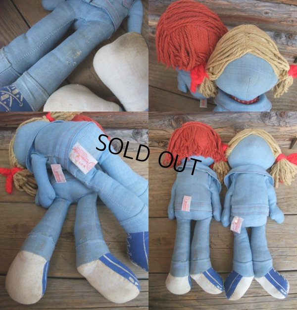 画像3: 70s Vintage LEVI'S Denim Rag Doll Set (AC130)