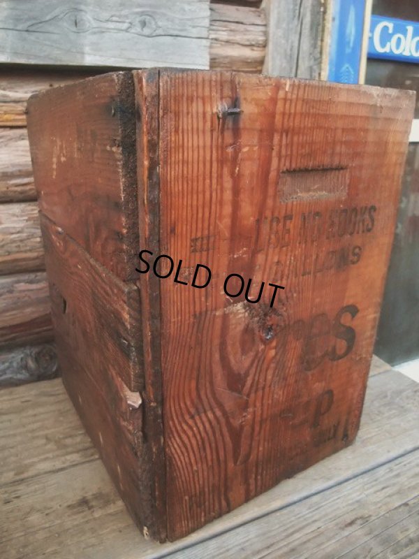 画像1: Vintage Wood Box / Lres Syrup (NK971)