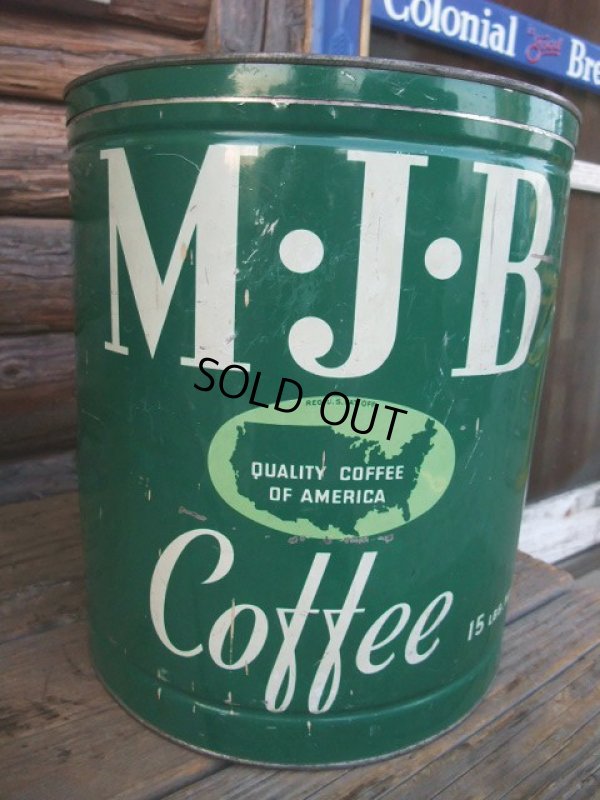 画像1: Vintage Tin Can / MJB coffee (NK972)