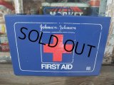 70s Vintage Johnson&Johnson First AID Cabinet Box (NK980)