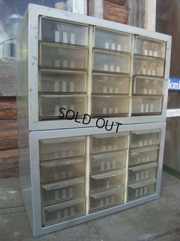画像1: Vintage A-M Parts Cabinet #7 (NK983) 