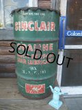 Vintage Drum SINCLAIR 120 lb Oil Can (NK986)