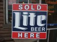 画像1: Vintage Lite BEER Sign (NK996) (1)