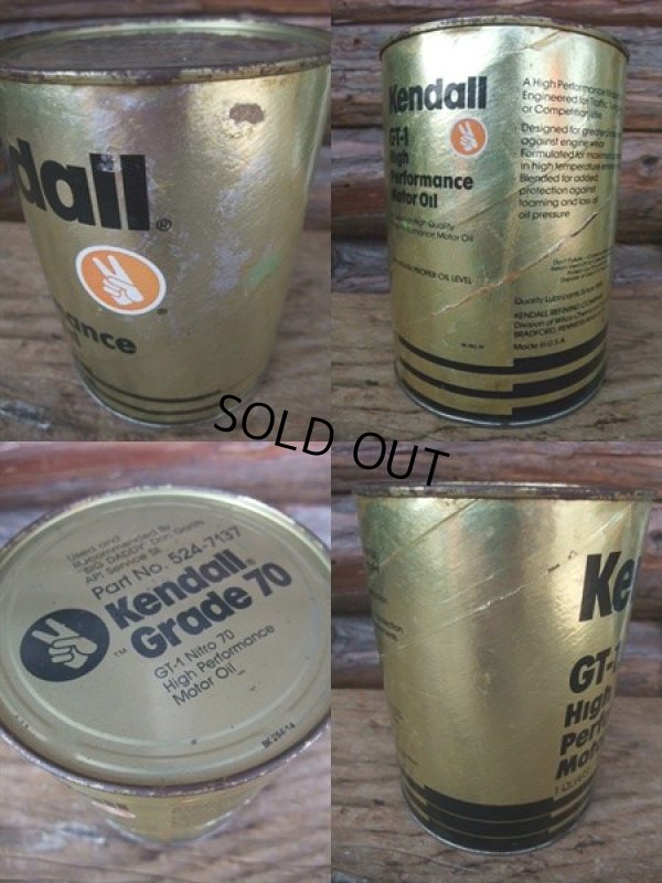 画像2: Vintage Kendall Quart Can Motor Gas Oil (NK1006) 