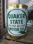 画像1: Vintage QUAKER STATE Motor Gas/Oil Can (PJ029)  (1)