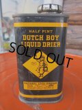 Vintage Dutch Boy Paint / Liqud Drier Can (PJ050) 