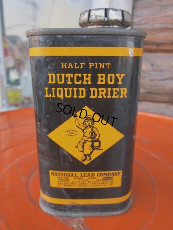 画像1: Vintage Dutch Boy Paint / Liqud Drier Can (PJ050) 